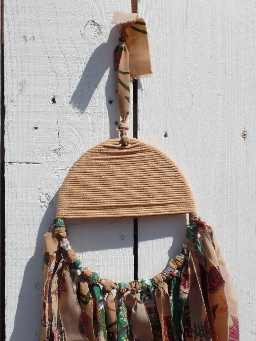 Hand Crafted Wall Swag Distressed  COTTAGE